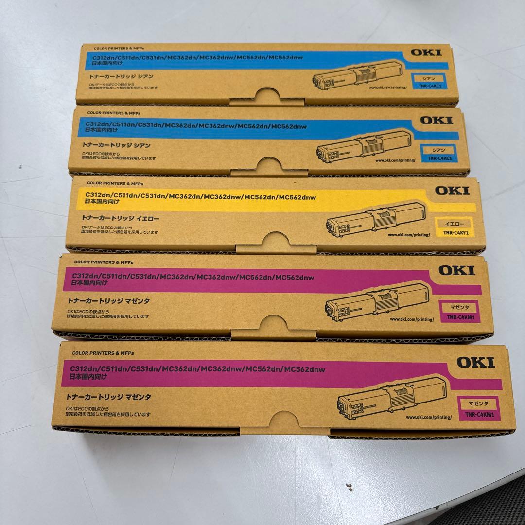OKI トナーカートリッジ 3色5本セット - メルカリ
