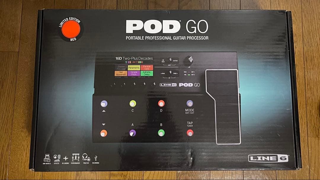 LINE6 POD GO Limited Edition 限定レッドカラー