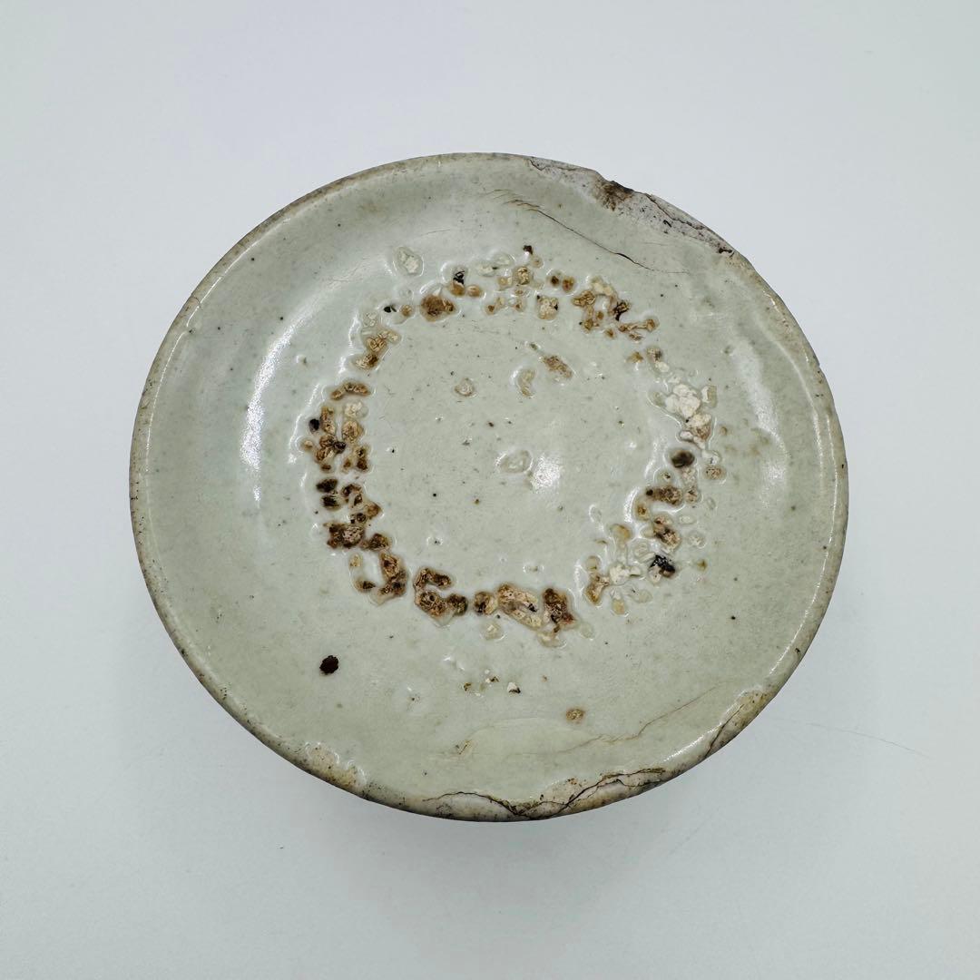 李朝 朝鮮白磁 高杯 高台皿】骨董 アンティーク インテリア