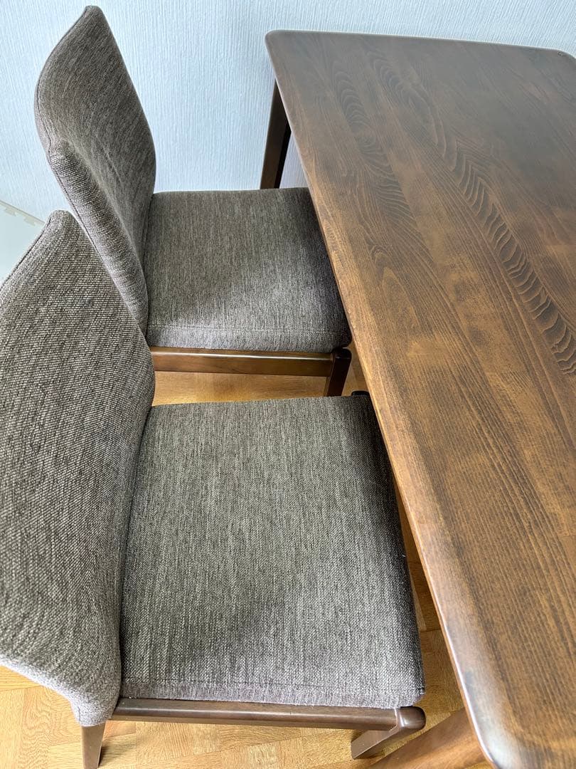 【1/12まで！横浜市引き取り希望】ダイニングテーブルセット　椅子4脚