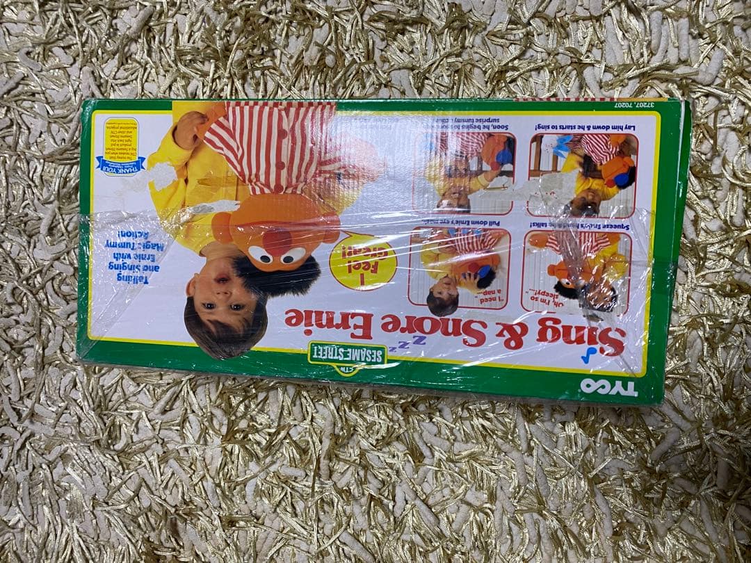 SESAME STREET「Sing & Snore Ernie／TYCO製