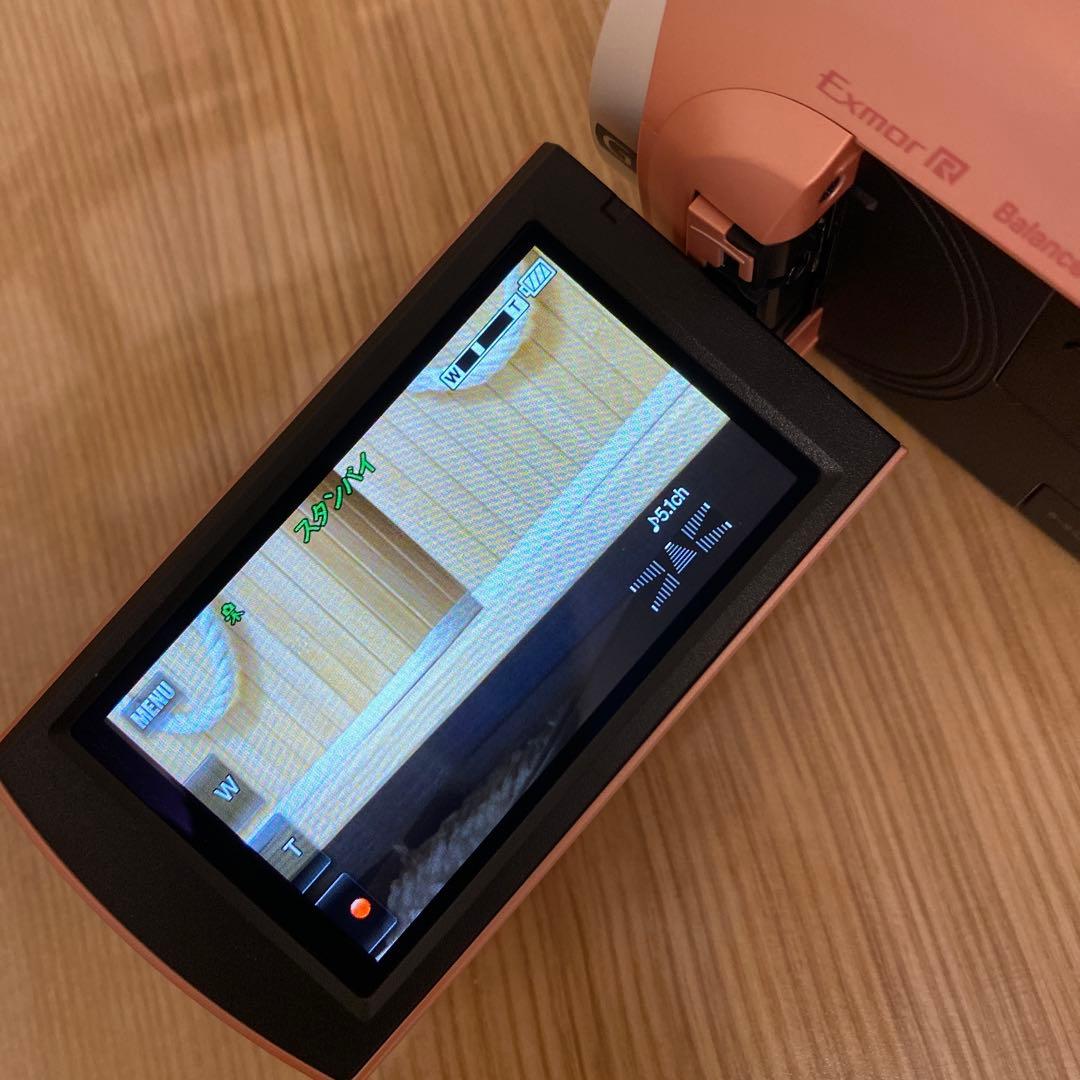 SONY HDR-CX670 ビデオカメラ 本体 ローズゴールド　充電器　ピンク