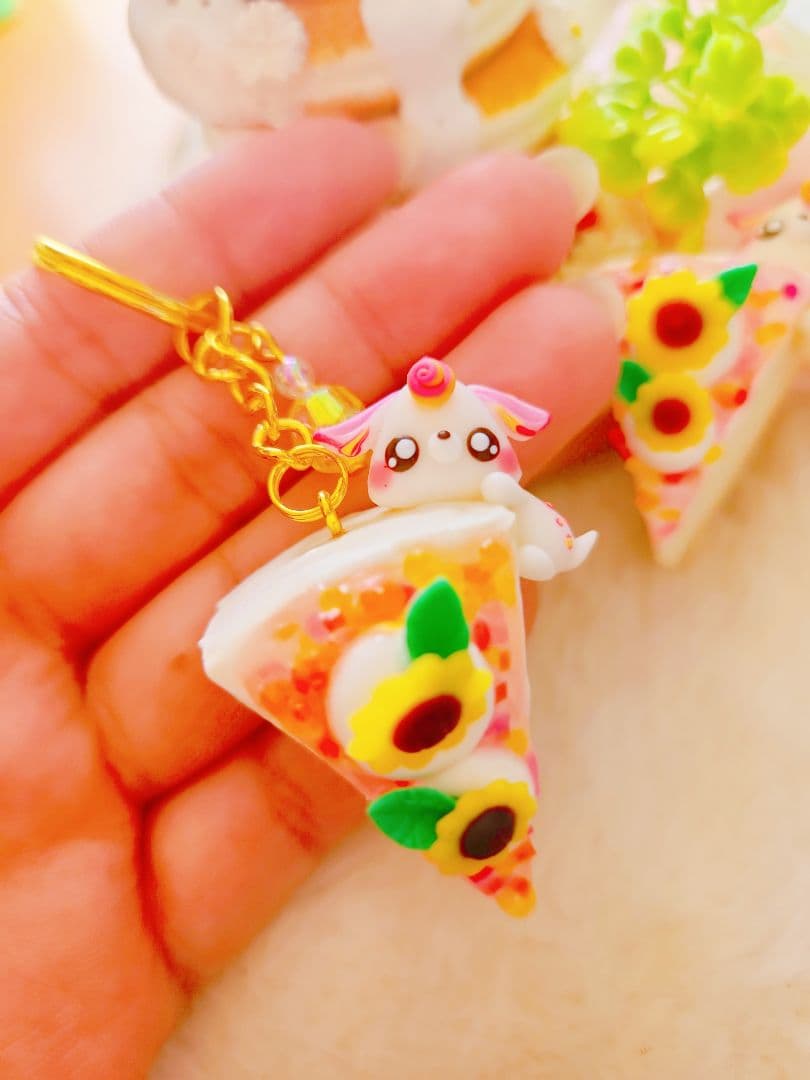 カスタムビスケット　コーヒー　フェイクスイーツ　樹脂粘土　スライダーケース