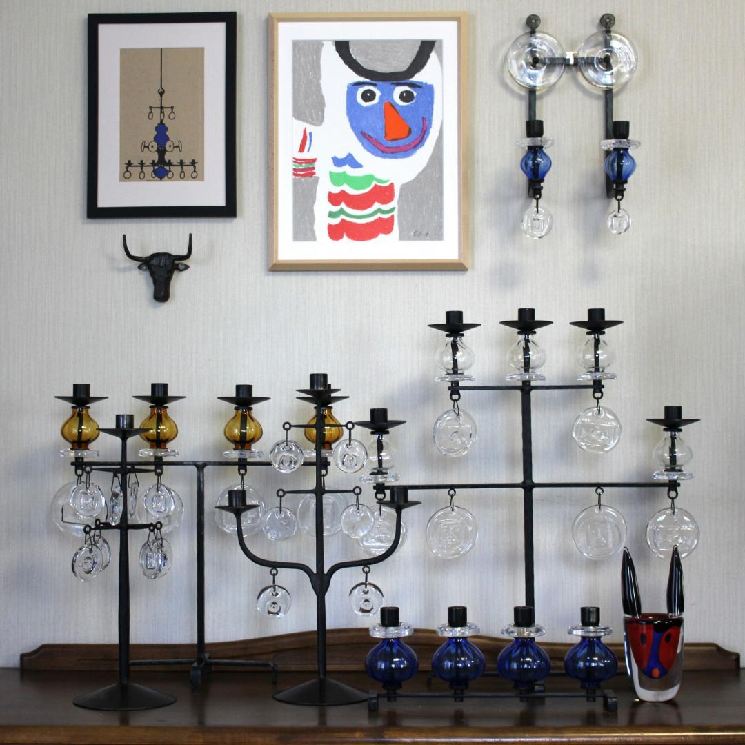 貴重な大型】エリックホグラン ツリー型 キャンドルスタンド 北欧