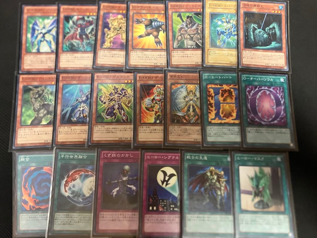 HERO デッキ 遊戯王 1103 ゲートボール 65枚 十代スリーブ