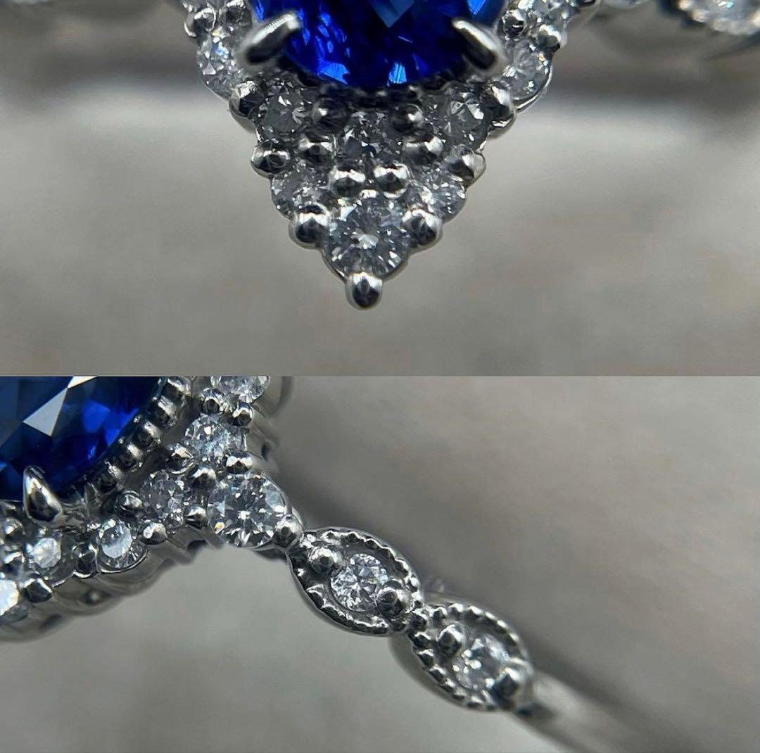 JK2★高級 ロイヤルブルーサファイア1.02ct D リング 鑑付