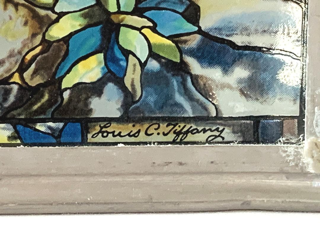 ルイスCティファニー ステンドグラス Peacock孔雀 グラスマスターズ社