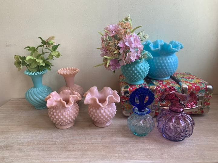 フェントン セール ビンテージ 香水瓶 フェントン フレンチオパール