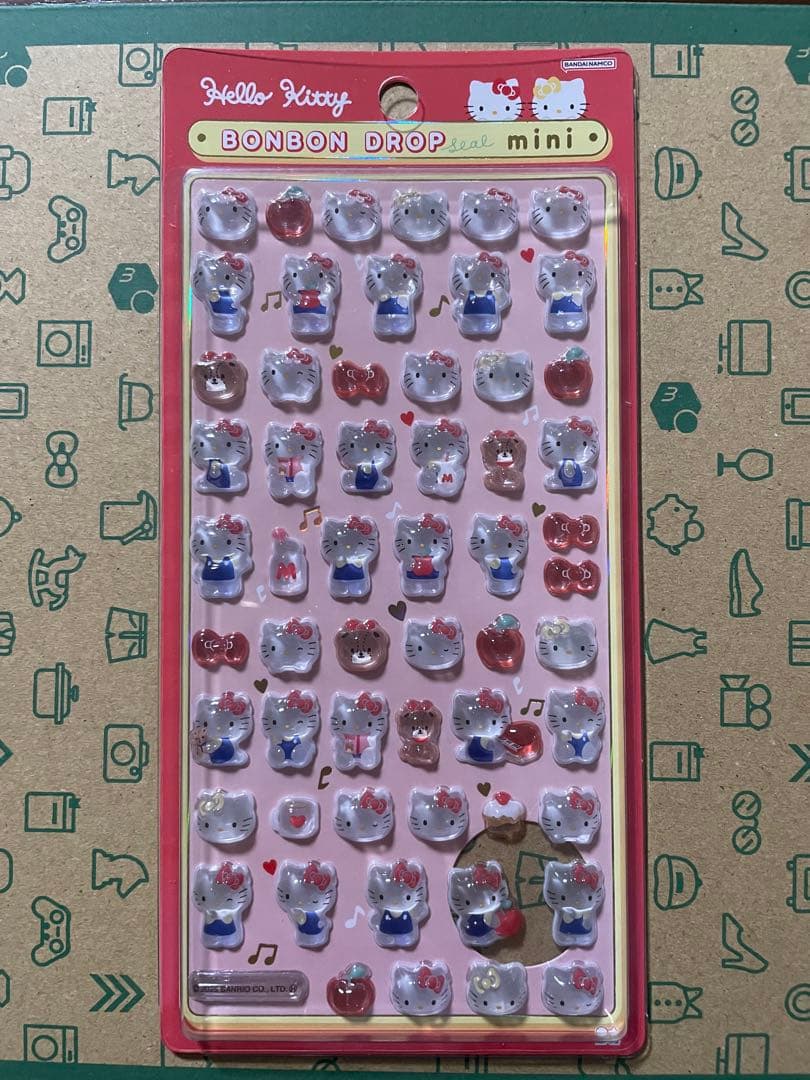 【正規品】サンリオボンボンドロップシールミニ 5点セット