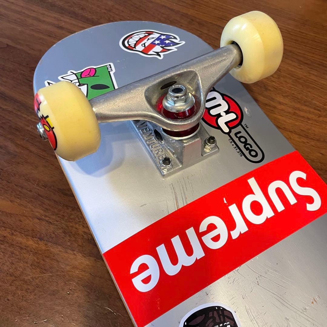 ミニロゴ　美品　スケボー　コンプリート　子供用　ベンチャートラック　トイマシーン