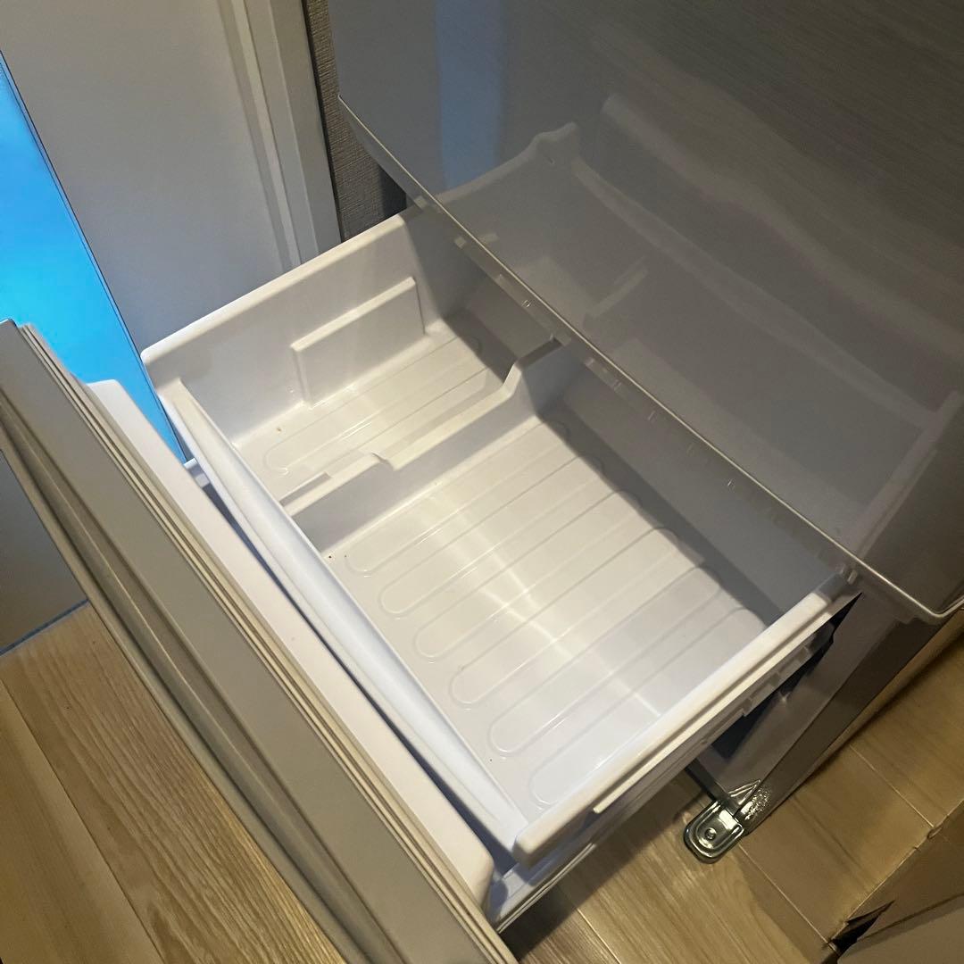 SHARP シルバー 2ドア冷蔵庫 167L