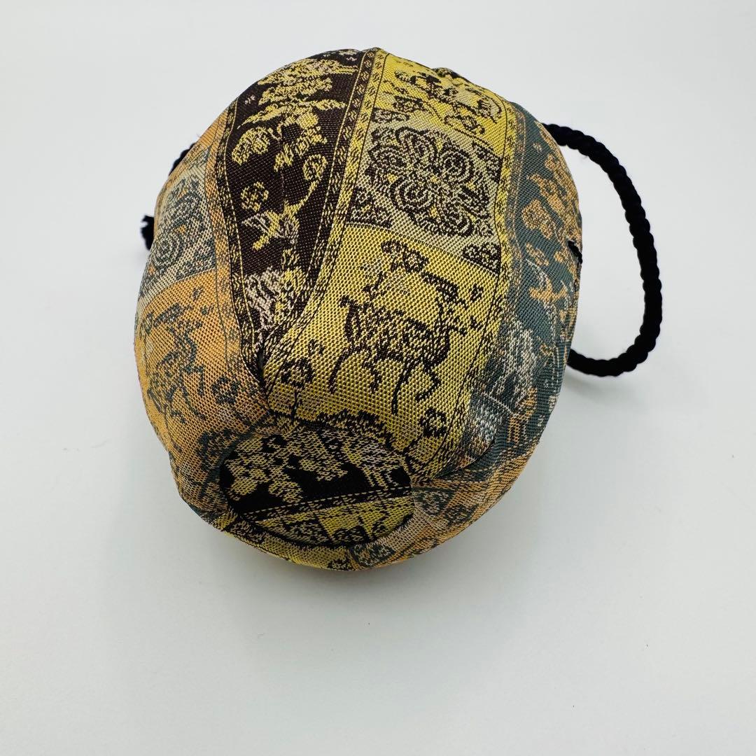 小鹿田焼 茶入 龍村平蔵 紅牙瑞錦 仕覆】骨董 アンティーク