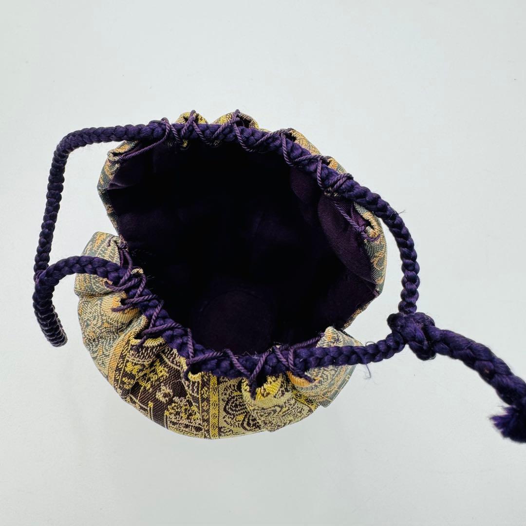 小鹿田焼 茶入 龍村平蔵 紅牙瑞錦 仕覆】骨董 アンティーク