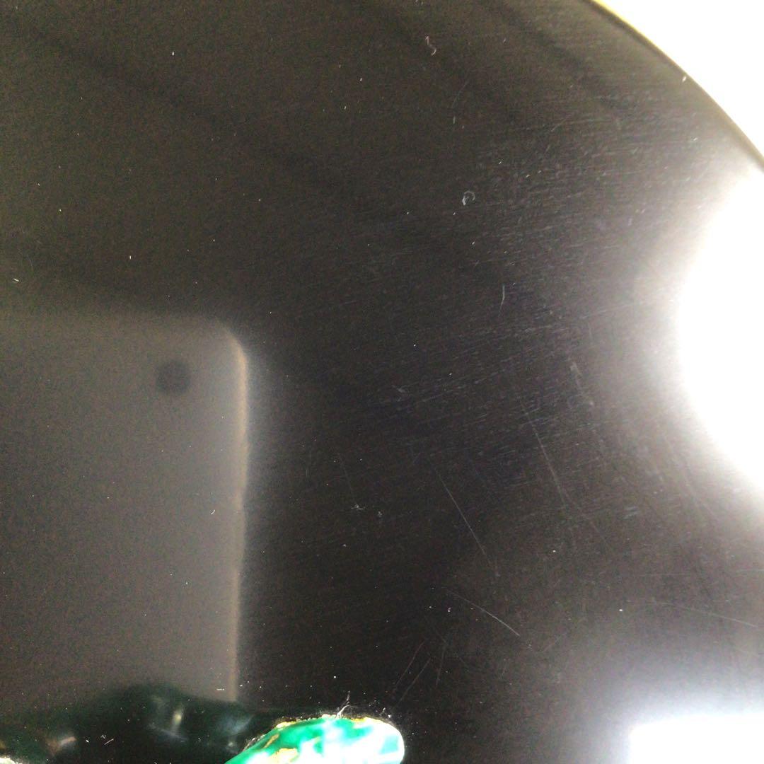 Ｐ９４８　水指　『平安　高野昭阿弥造』『黄交趾』『金彩竹之図』　共箱　茶道具