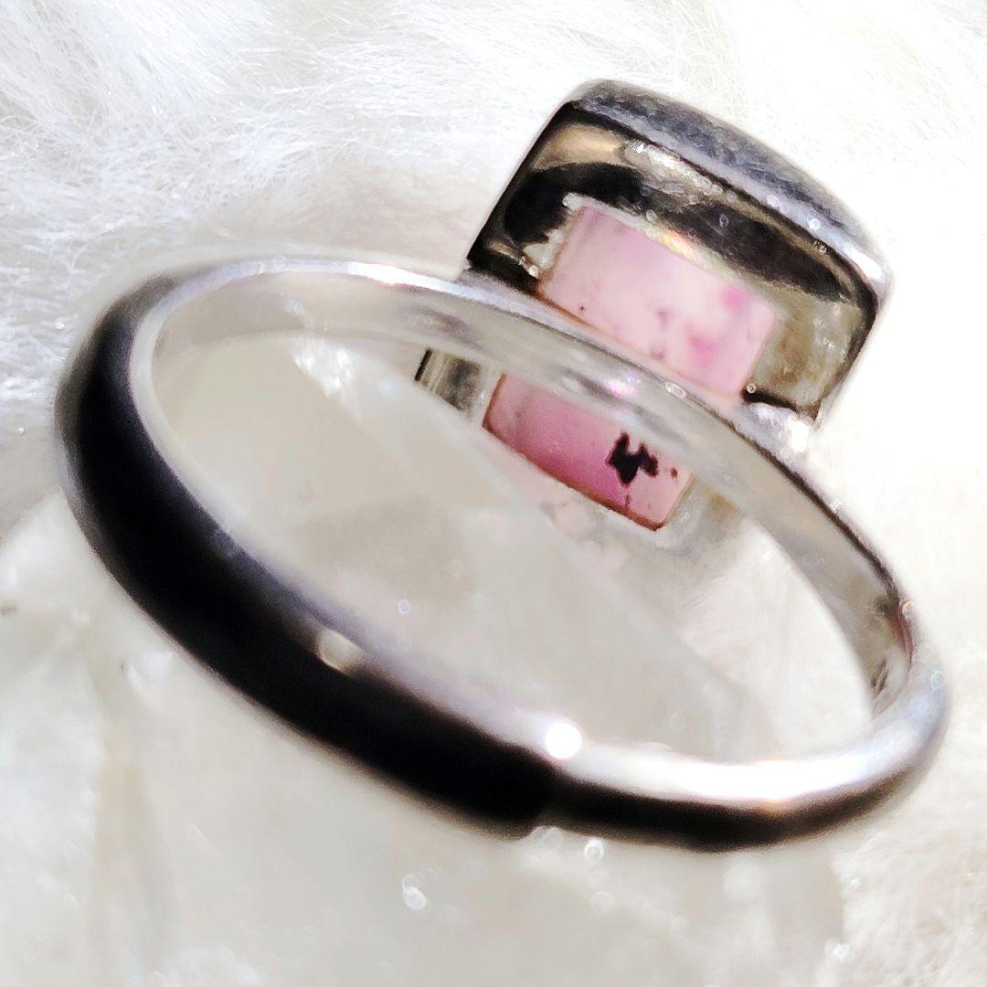 ピンクスギライトシリカ❤スギライトシリカ シルバー925リング フリーサイズ