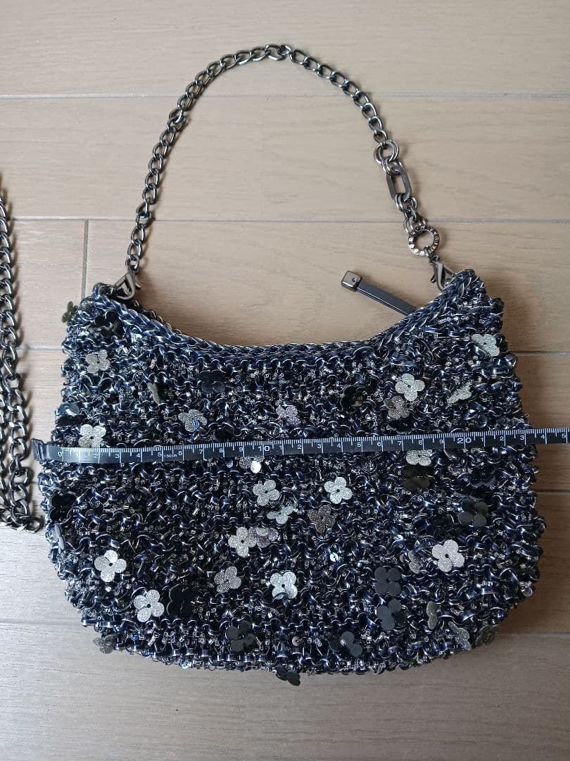 【美品 稀少】アンテプリマ ハンドバッグ フィオリトゥーラ ブラック