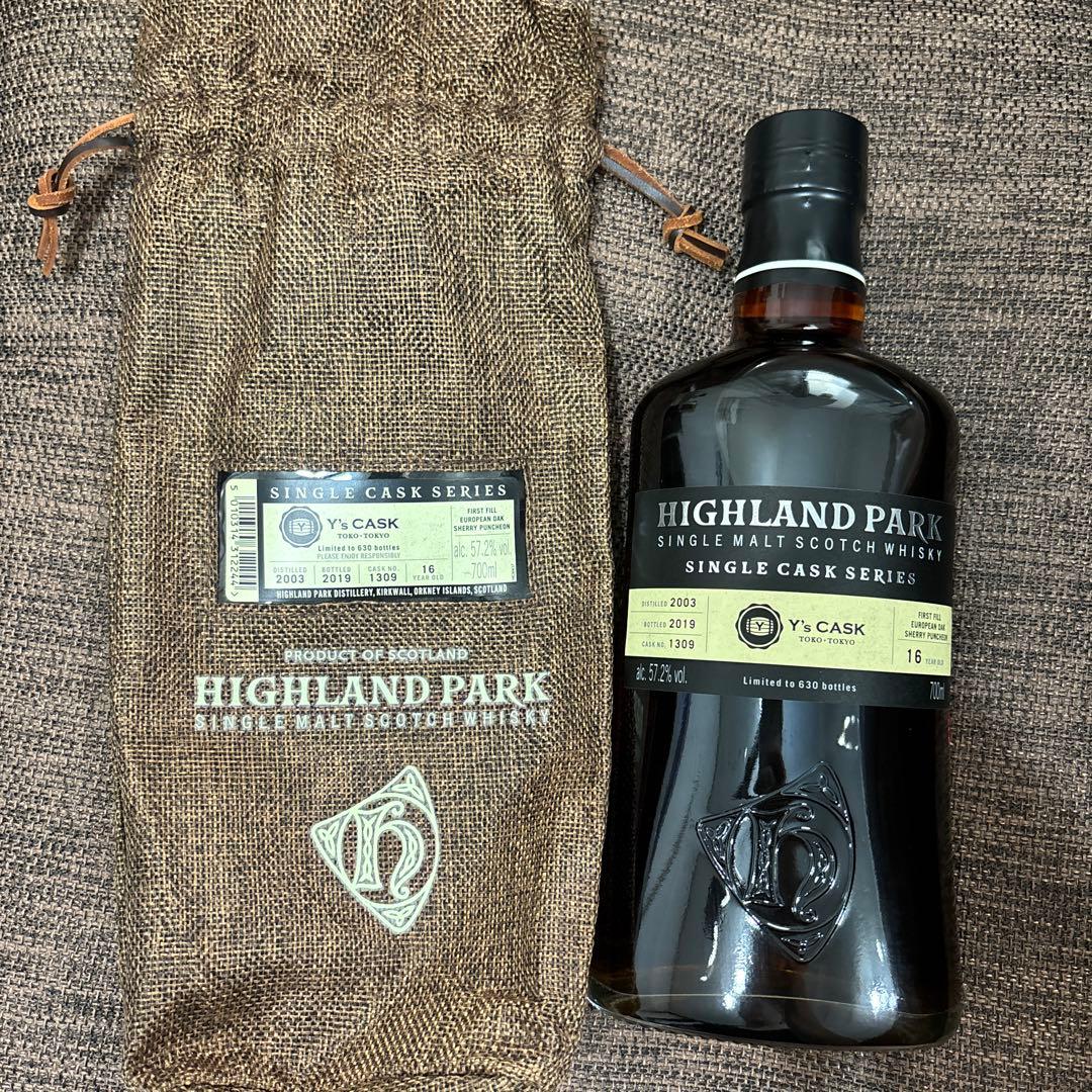 ハイランドパーク2003 1stfill ユーロピアンオーク16年Y'sカスク