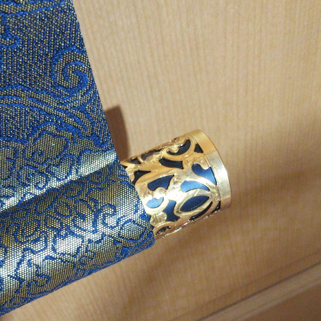 般若心経観音図 純金糸刺繍掛け軸