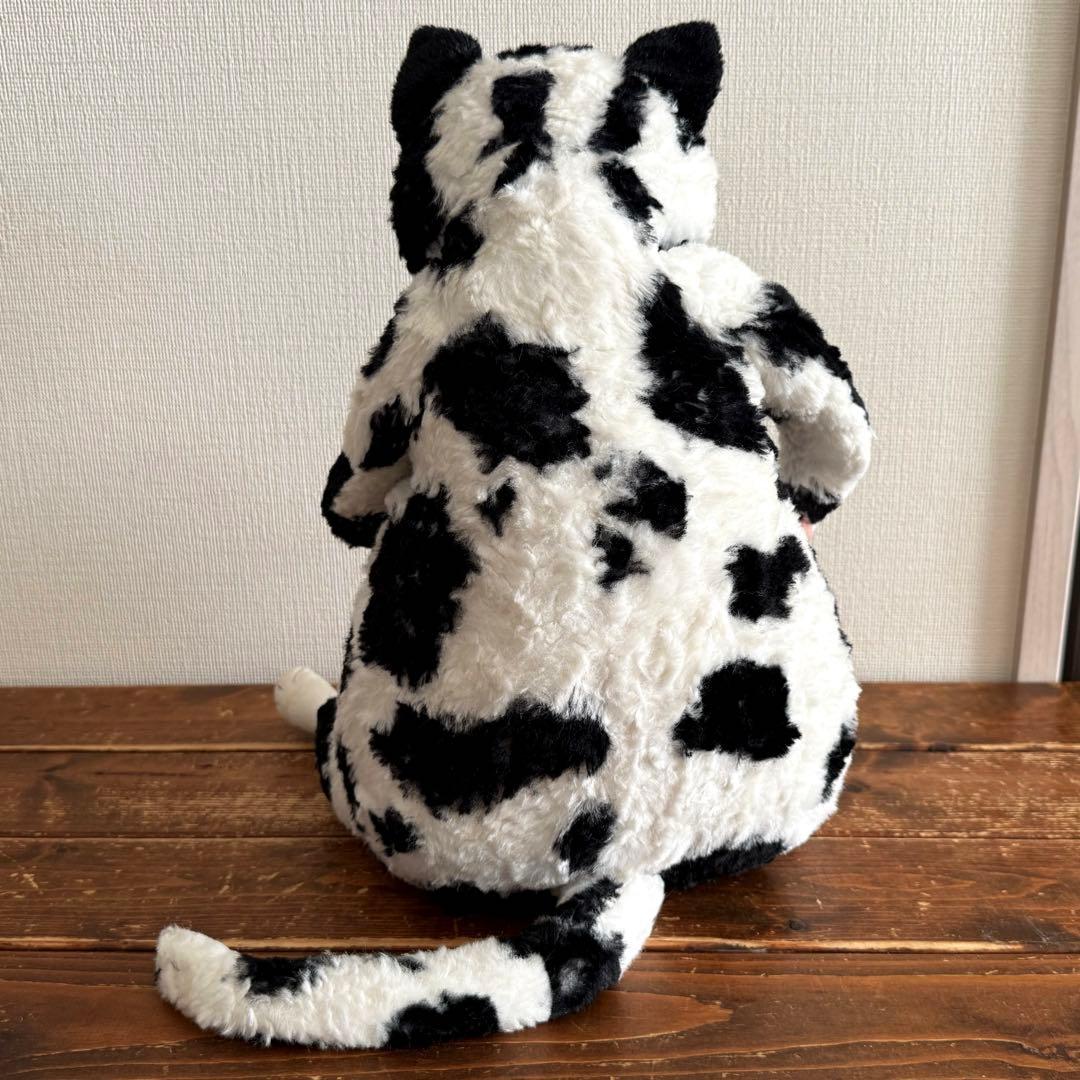 カドリー cuddly バジル 高級ぬいぐるみ 日本製 猫 手作り ホルスタイン
