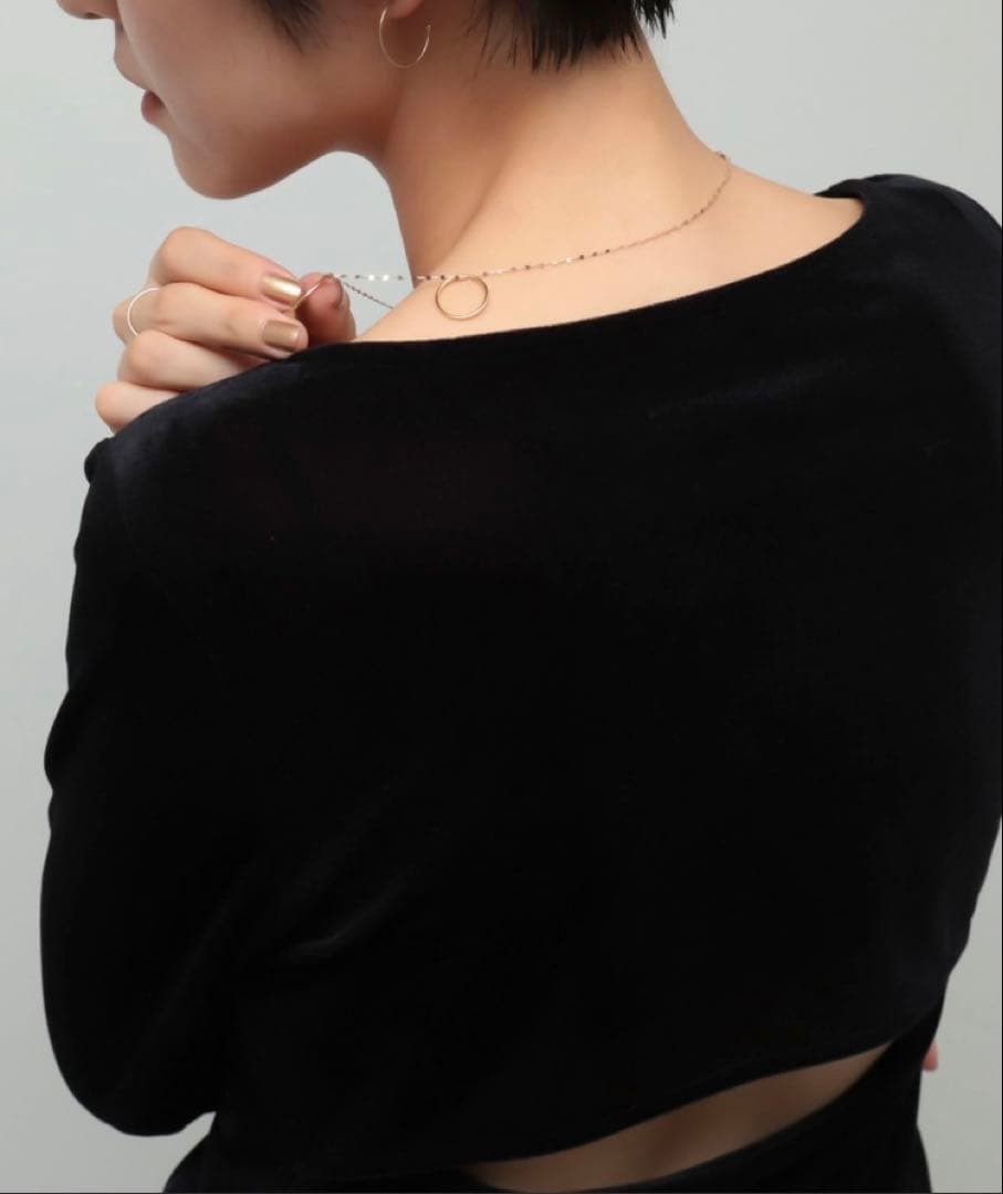 【grâce grace】K10 スキニーリング 11号｜華奢 重ね付け◎ 上品