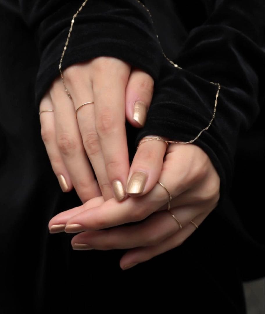 【grâce grace】K10 スキニーリング 11号｜華奢 重ね付け◎ 上品