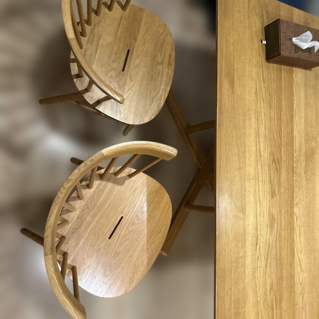 ACTUSナチュラルウッド ダイニングテーブルセット