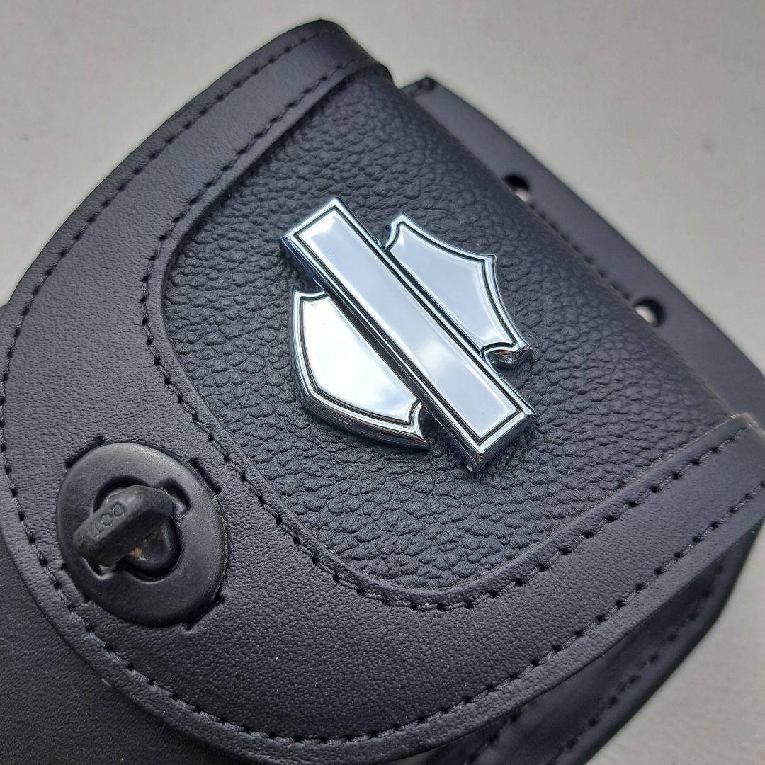 新品ハーレー純正タンクパネルレザーソフテイルダイナロゴ