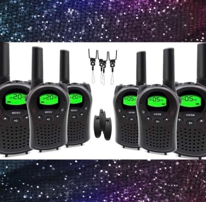 ❤超豪華6台セット❣免許も資格も不要で初心者でもすぐ使える♪❤トランシーバー