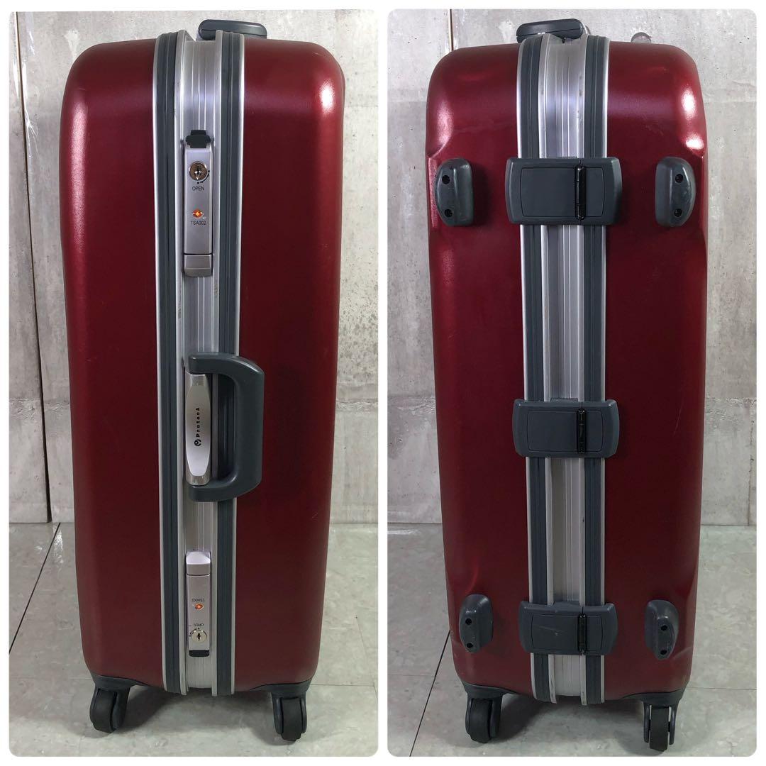 プロテカエキノックスライトスーツケース大容量4輪レッドTSAロック