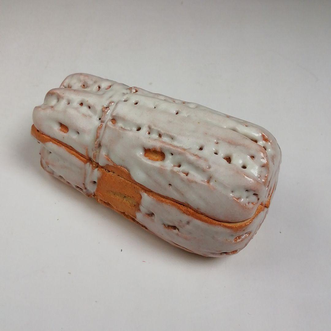 T959 香合 『萩焼』『丹妙山 宇田川聖谷』 共箱 茶道具