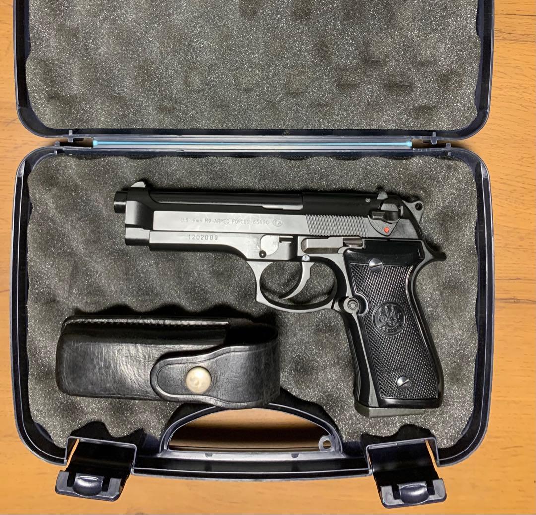 タナカワークス 未発火モデルガン Beretta M9 米軍放出品マガジンポーチ
