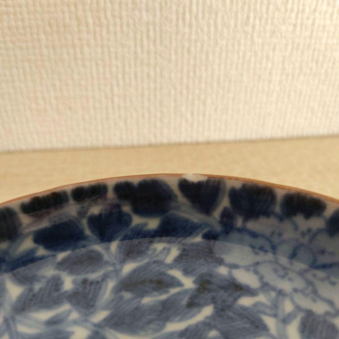 お値下げしました、2枚組　古伊万里　全面牡丹唐草文　小皿