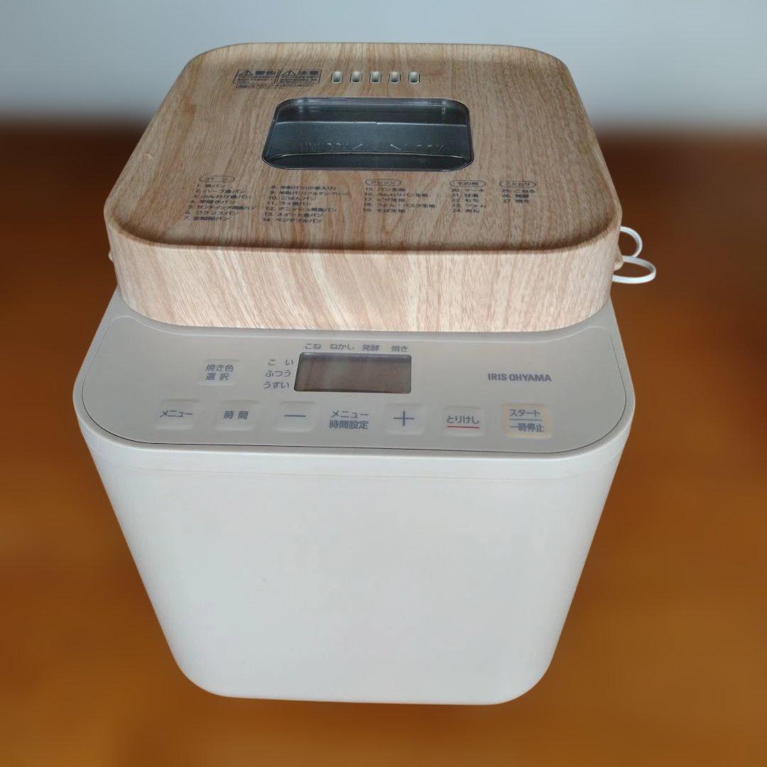 美品 アイリスオーヤマ ホームベーカリーIBM-010-C 1斤