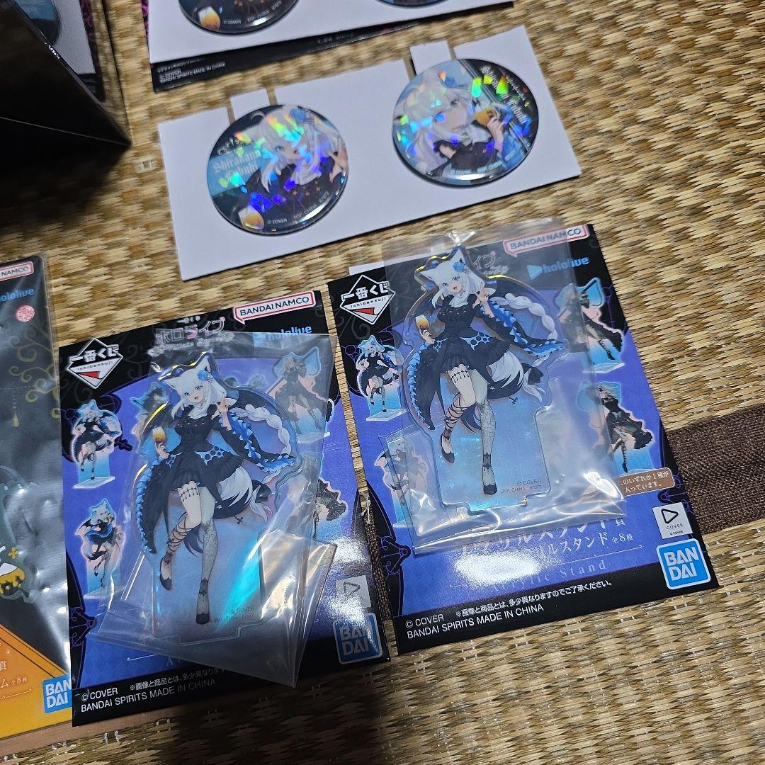 ホロライブ一番くじ　白上フブキフィギュアセット！！未開封。