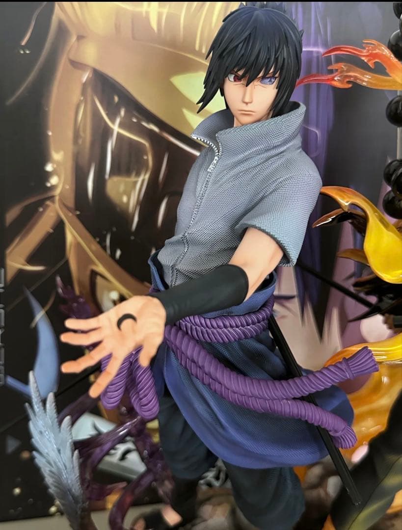 ナルト うちはサスケ 2点 ガレージキット ガレキ スタチュー⑥⑨