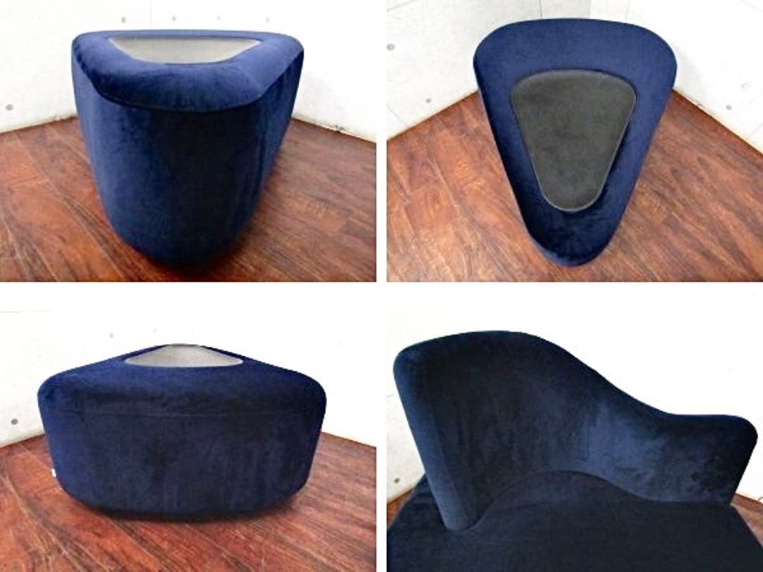 展示品BoConceptオタワ　スクエアハイバック＋トライアングル プーフ