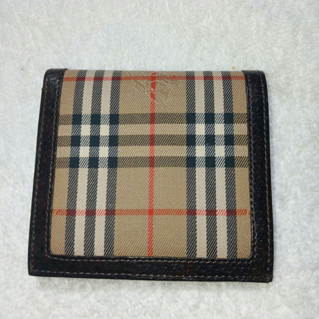 Burberry チェック柄 二つ折り財布