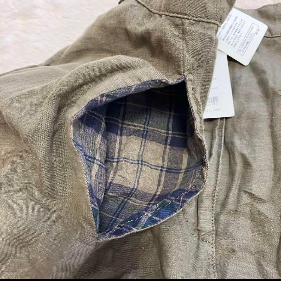 【新品】 ヴィヴィアンウエストウッド リネン混 サルエルパンツ オーブ釦 2 緑