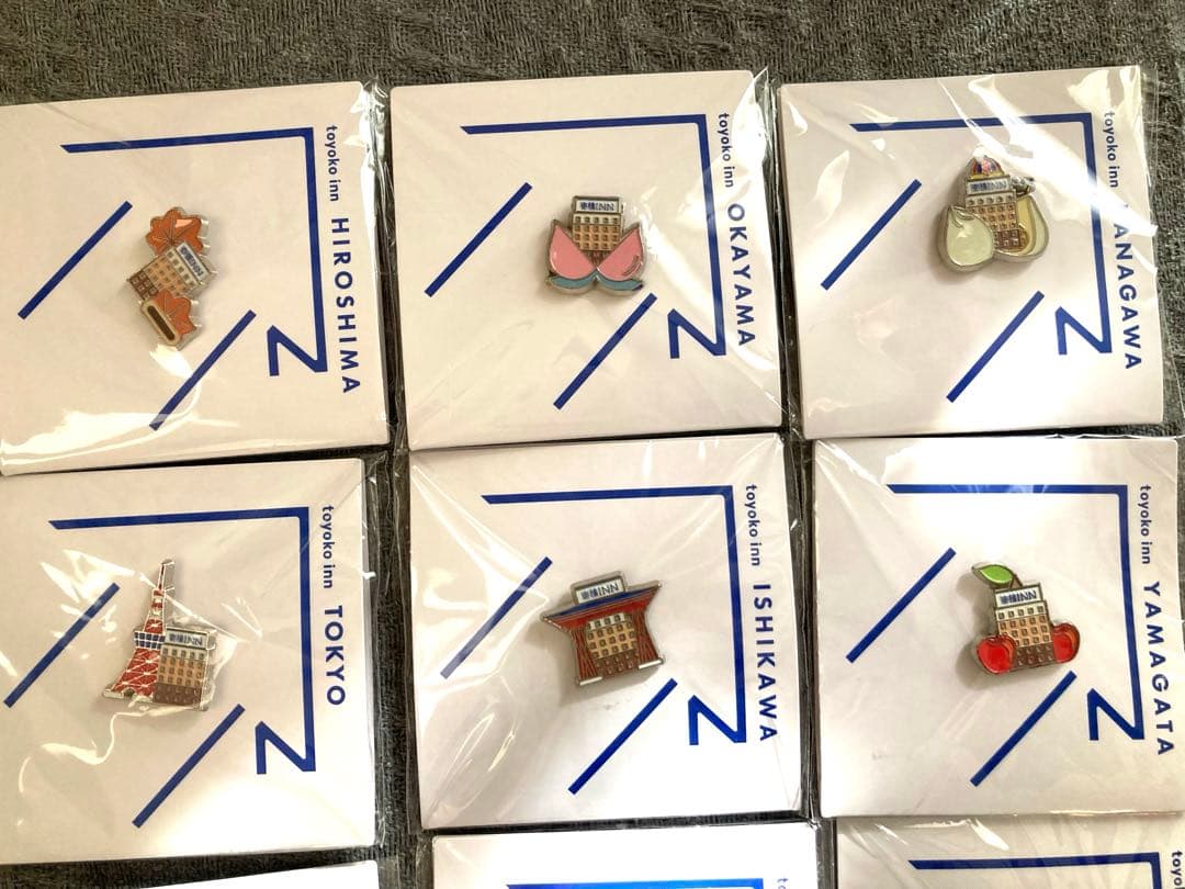 東横イン ご当地GENKIバッジ 12種類セット