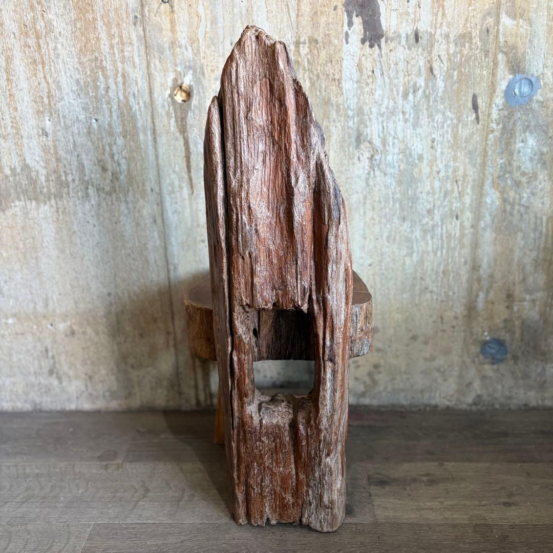 天然木 切り株 丸太 無垢材チェア ヴィンテージ