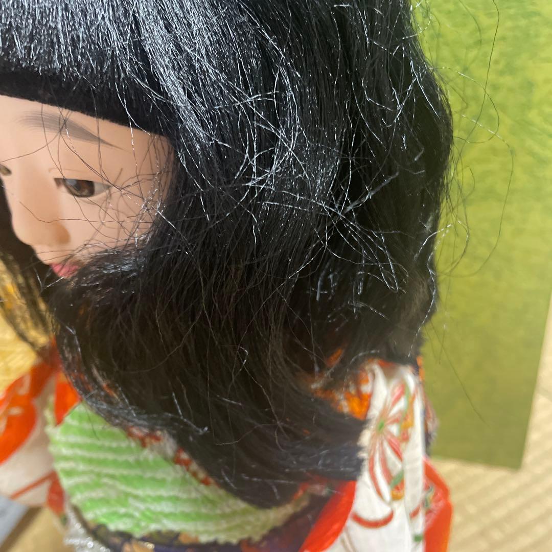 茶運人形 約45cm 和柄着物 美術品・アンティーク・コレクション