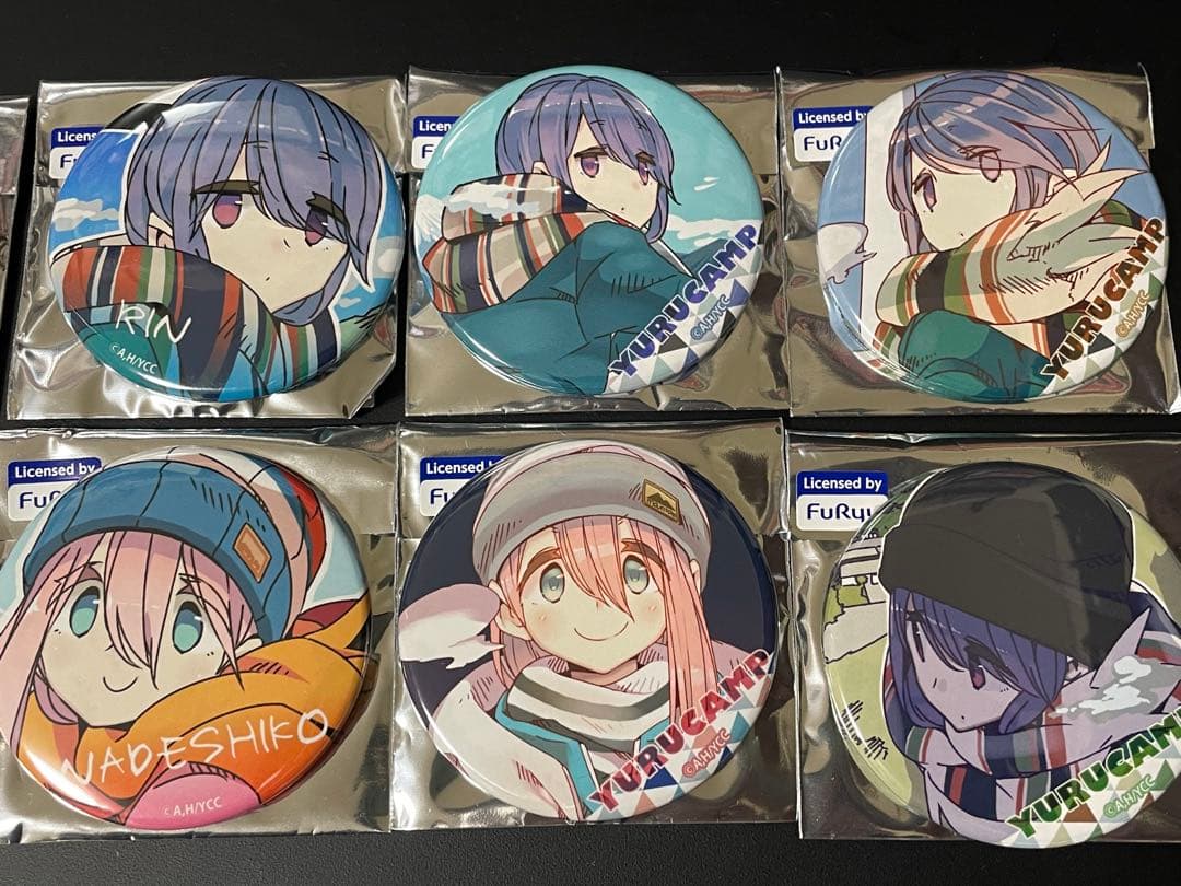 ゆるキャン△ 缶バッジ 志摩リン 各務原なでしこ セット 新品未使用