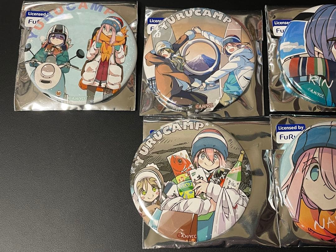 ゆるキャン△ 缶バッジ 志摩リン 各務原なでしこ セット 新品未使用