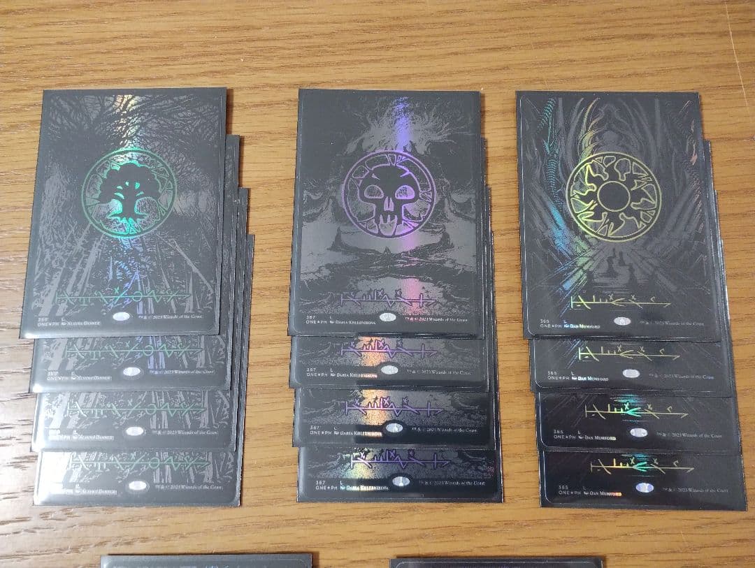 mtg オイルスリックfoil 基本土地20枚セット