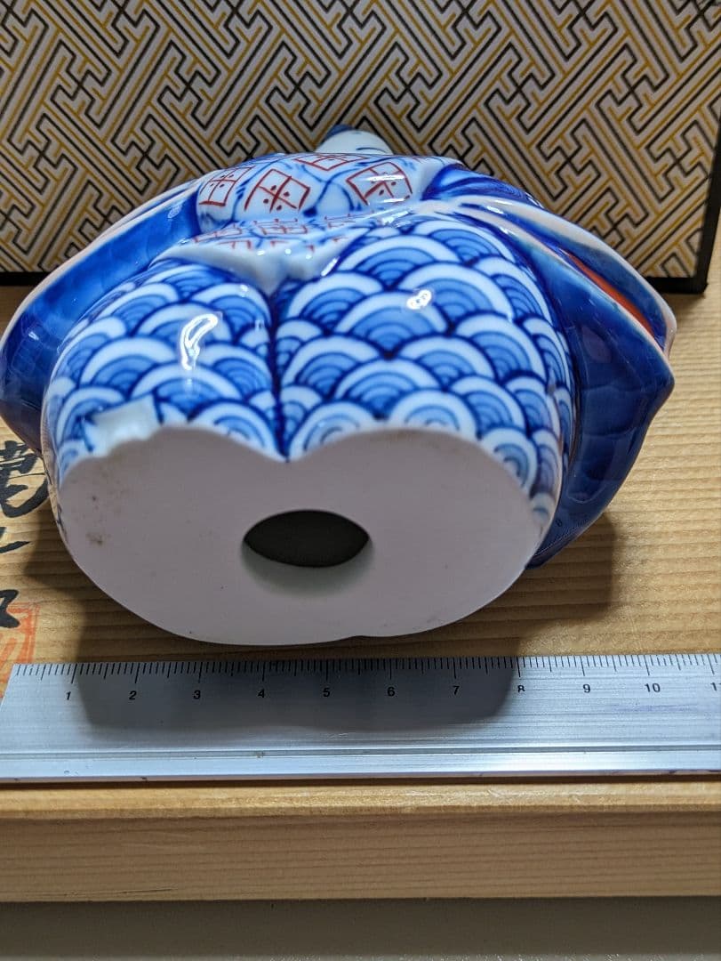 鍋島畑萬窯元陶器雛人形源氏雛　男雛　女雛