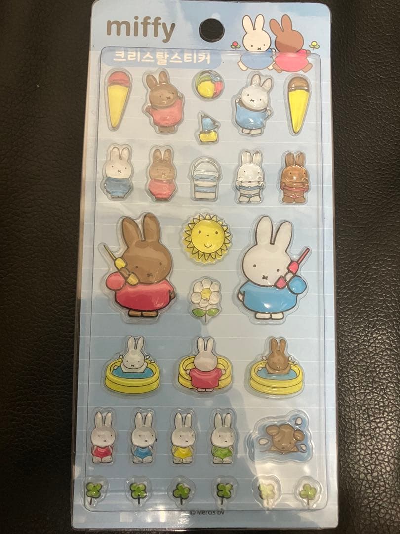 ミッフィー　ボンドロシール　、サンリオ ボンボンドロップシール各 4種類セット