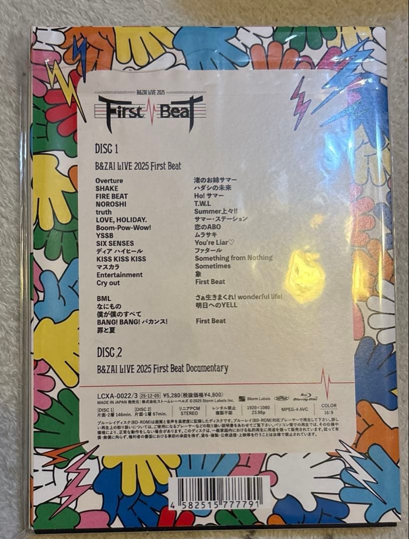 アイドル B&ZAI LIVE 2025 First Beat Blu-ray