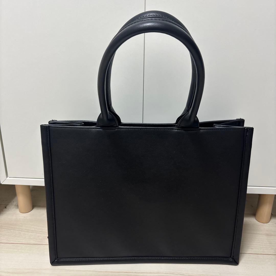 Darich ロゴレザートートバッグ ブラック - メルカリ