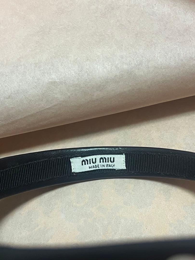 miumiu リボンカチューシャ ミュウミュウ