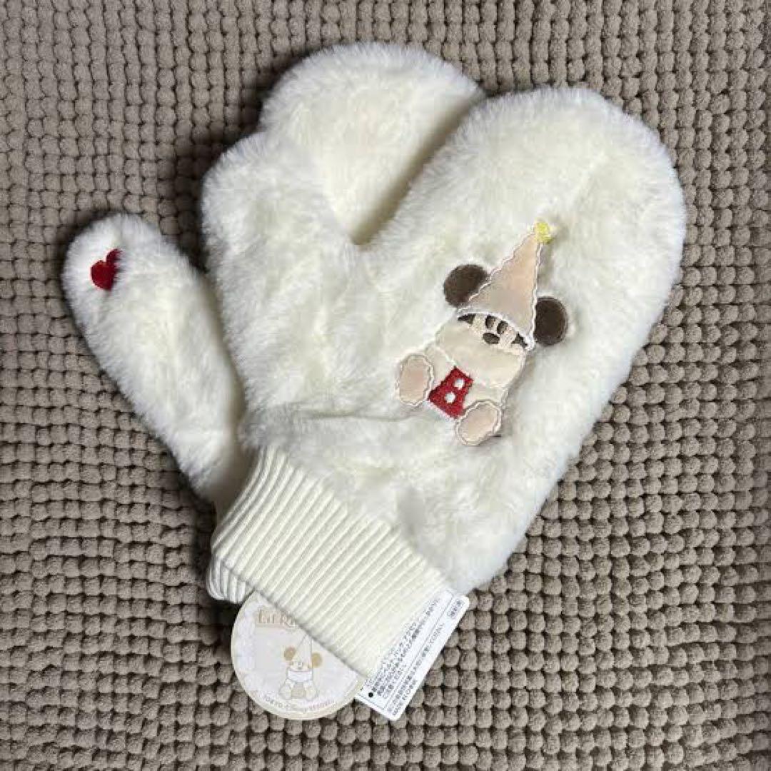 ミッキー リルリンリン クリスマス ミトン 手袋 マフラー ディズニー